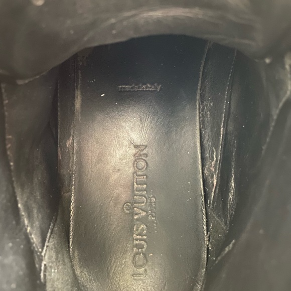 Authentic Louis Vuitton Leather Sneaker Boots sz 7 - Picture 8 of 15